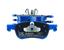 EBC 04-05 Mitsubishi Lancer Evo 8 2.0T (FQ400 w/Alcon Caliper) Bluestuff Front Brake Pads