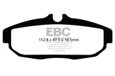 EBC 12 Ford Mustang 5.8 Supercharged (GT500) Shelby Redstuff Rear Brake Pads