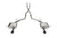 Corsa 11-23 Dodge Durango Xtreme 2.5in Cat-Back Dual Rear Exit w/ Single 4.5in Black PVD Tips