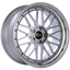 BBS LM 19x8.5 5x120 ET32 Diamond Silver Center Diamond Cut Lip Wheel -82mm PFS/Clip Required