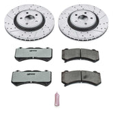 Power Stop 12-20 Jeep Grand Cherokee Front Z26 Street Brake Kit