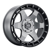Weld Off-Road Ridge 20x9 - 8x180 BP - ET0 - 124.3mm CB - Satin Gunmetal Wheel (Black Ring)