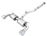 AWE Tuning Subaru BRZ/ Toyota GR86/ Toyota 86 Touring Edition Cat-Back Exhaust- Chrome Silver Tips