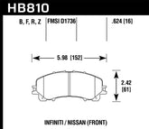 Hawk 14-17 Infiniti Q50 HPS 5.0 Front Brake Pads
