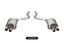 Corsa 2015-2020 Ford Mustang GT350/R 5.2L V8 Dual Rear Axle-Back- Stainless Dual Rear Exit