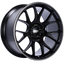 BBS CH-R 20x10.5 5x114.3 ET24 CB66 Satin Black Polished Rim Protector Wheel