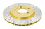 DBA 05-14 Ford Mustang GT Rear Drilled & Slotted Street Series Rotor