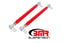 BMR 99-04 Mustang Chrome Moly Lower Control Arms w/ Double Adj. Rod Ends - Red