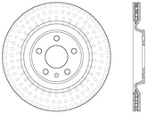 StopTech Power Slot 12-13 Audi A6 Quattro/11-12 A7 Quattro / 10-13 S4 Rear Left Slotted Rotor