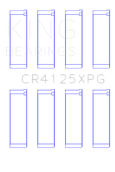 King Subaru EJ20/EJ22/EJ25 (Suites 52mm Journal Size) Tri-Metal Perf Rod Bearing Set - Size STD