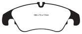 EBC 11 Audi A6 2.0 Turbo Redstuff Front Brake Pads