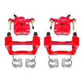 Power Stop 09-13 Subaru Forester Rear Red Calipers w/Brackets - Pair