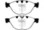 EBC 06-10 BMW M5 5.0 (E60) Redstuff Front Brake Pads