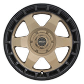 Weld Off-Road Ridge 20x9 - 5x127 / 5x139.7 BP - ET0 - 87.1mm CB - Satin Bronze Wheel (Black Ring)