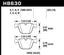 Hawk 04-10 BMW 535i/545i/550i / 04-10 645Ci/650i /02-09 745i/745Li/750 HPS 5.0 Street Brake Pads