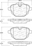 StopTech Street Brake Pads - Rear