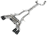 AWE Tuning 2021+ Cadillac CT4-V Blackwing SwitchPath Exhaust - Diamond Black Tips
