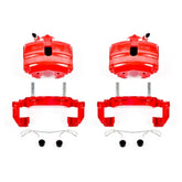 Power Stop 08-09 Audi TT Front Red Calipers w/Brackets - Pair