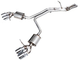 AWE Tuning 2022+ Porsche Macan 2.9TT Touring Edition Cat-Back Exhaust w/ Chrome Silver Tips