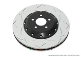 DBA 05-10 Ford Mustang GT V8 Shelby Edition Front Slotted 5000 Series 2 Piece Rotor w/ Black Hat