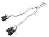 AWE Tuning Track Edition Cat-Back Exhaust for BMW G8X M3/M4 - Diamond Black Tips
