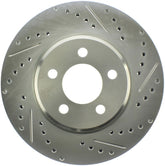 StopTech Select Sport 06-17 Dodge Charger/14-17 Chrysler 300 Slotted & Drilled Front Left Rotor