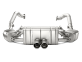 Akrapovic 16-16 Porsche Boxster Spyder / Cayman GT4 (981) Slip-On Line (Titanium) w/ Titanium Tips