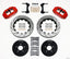Wilwood Narrow Superlite 6R Front Hat Kit 14.00in Drill Red 1994-2004 Mustang