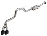 AWE 21-25 Ford F150 (14th Gen Reg Cab) Cat-Back Exhaust - 4.5in Dual Side Exit Diamond Black Tips