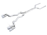 AWE Tuning 18-19 BMW M5 (F90) 4.4T AWD Cat-Back Exhaust - Track Edition (Chrome Silver Tips)