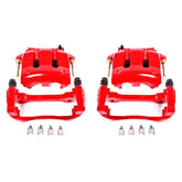 Power Stop 05-14 Ford Mustang Front Red Calipers w/Brackets - Pair