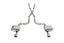 Corsa 18-22 Dodge Durango SRT 392 Cat-Back 2.75in Dual Rear Exit Xtreme 4.5in Polished Tips