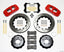Wilwood AERO6 Front Hat Kit 14.25 Drilled Red 2006-10 Magnum/Challenger/Charger/300C
