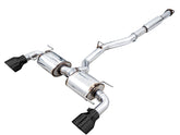 AWE Tuning Subaru BRZ/ Toyota GR86/ Toyota 86 Touring Edition Cat-Back Exhaust- Diamond Black Tips