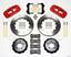 Wilwood AERO6 Front Hat Kit 14.25 Red 2006-10 Magnum/Challenger/Charger/300C