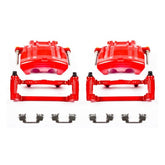 Power Stop 2012 Chrysler 300 Front Red Calipers w/Brackets - Pair