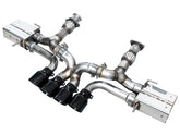 AWE Tuning 2023 C8 Corvette Z06 SwitchPath Cat-Back Exhaust - Diamond Black Tips