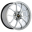 BBS RI-A 19x10.5 5x130 ET43 CB71.6 Diamond Silver Wheel -82mm PFS/Clip Required