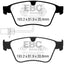 EBC 13-18 Bentley Continental 4.4TT Bluestuff Front Brake Pads