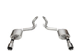 Corsa 2024 Ford Mustang GT Sport Axle-Back Dual Rear Exit with 4.5in Straight Cut Polished Tips