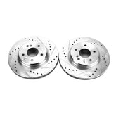 Power Stop 05-06 Chrysler Crossfire Rear Evolution Drilled & Slotted Rotors - Pair