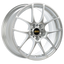 BBS RF - 17x7 / 4x100 / ET 38 (70mm PFS Required) - Silver