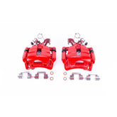 Power Stop 04-09 Audi S4 Rear Red Calipers w/Brackets - Pair