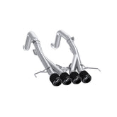 MBRP 14-19 Chevrolet Corvette 6.2L 3in Axle-Back Muffler Bypass Quad Exit Carbon Fiber Tips