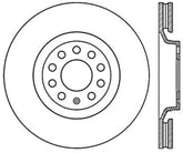 StopTech 01-06 Audi All Road / 05-09 A4/A4 Quattro / 6/99-04 A6 Quattro Drilled Left Front Rotor