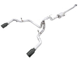 AWE Tuning 0FG 21+ Ford F150 Dual Split Rear Cat-Back Exhaust- 5in Diamond Black Tips