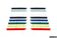 IND G8X M3 / M4 Painted Rear Reflector Set