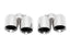Porsche 991.1 Carrera Base (without PSE) Bolt On Exhaust Tips