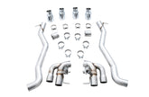 AWE Tuning 18-19 BMW M5 (F90) 4.4T AWD SwitchPath Axle-Back Exhaust - Chrome Silver Tips