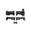 Ridetech 2015+ Ford F150 4-Link Frame Rail Bracket Kit (With Notch)
